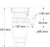 Измельчитель пищевых отходов McALPINE 375 Вт (1/2 л.с.), 2500 об/мин.  WDU-1ASEU