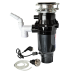 Измельчитель пищевых отходов McALPINE, 600 Вт (3/4 л.с.), 2500 об/мин.  WDU-3ASEU-CARB