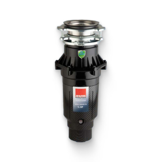 Измельчитель пищевых отходов McALPINE, 600 Вт (3/4 л.с.), 2500 об/мин.  WDU-3ASEU-CARB