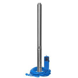 Насос скважинный с плавным пуском Aquario ASP1E-100-75(Р) (встр.конд.,каб. 60м)