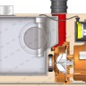 Канализационный туалетный насос измельчитель AquaTIM AM-STP-600
