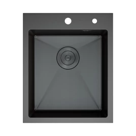 Кухонная мойка DQ нержавеющая сталь графит (DKS415006)