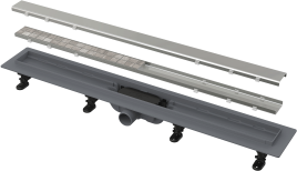 Душевой лоток Alcaplast 750 мм с решеткой под плитку APZ19-750