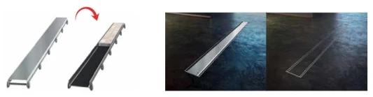 Душевой лоток Alcaplast 750 мм с решеткой под плитку  APZ19-750