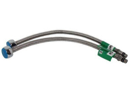 Гибкая подводка к смесителю из нержавеющей стали Lavita M10 х 1/2" (пара) 60 см