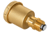 Воздухоотводчик с запорным клапаном 1/2" "TIM" BL5814